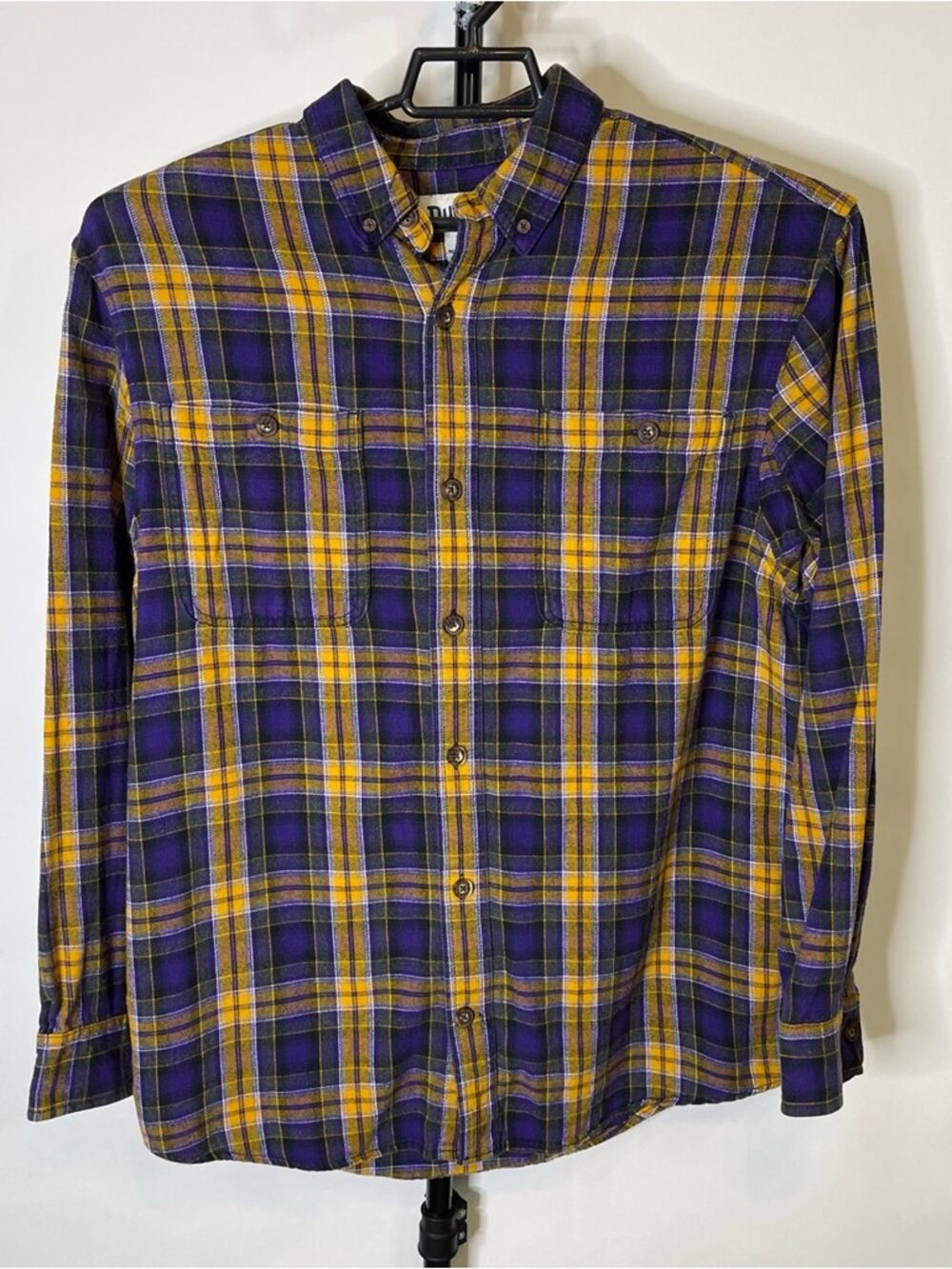 Duluth Trading Co Plaid Long Sleeve Shirt Size Medium Men’s